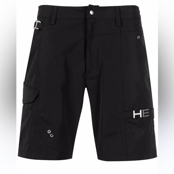 Heliot Emil Black cargo Shorts size 44(waist30) - Picture 5 of 11
